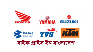 বাইক প্রাইস ইন বাংলাদেশ