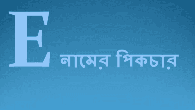 E অক্ষর পিকচার