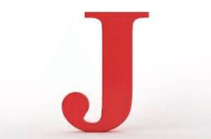 J লেখা ছবি